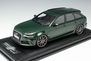 Motorhelix 1/18 �A�E�f�B A6 RS6 �A�o���g 2017 ���^���b�N�_�[�N�O���[�� 66����� Motorhelix 1:18 AUDI A6 RS6 AVANT 2017 DARK GREEN MET IMITED 66 ITEMS