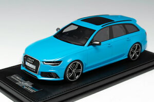Motorhelix 1/18 AEfB A6 RS6 Aog 2017 Cgu[ 66 Motorhelix 1:18 AUDI A6 RS6 AVANT 2017 LIGHT BLUE IMITED 66 ITEMS