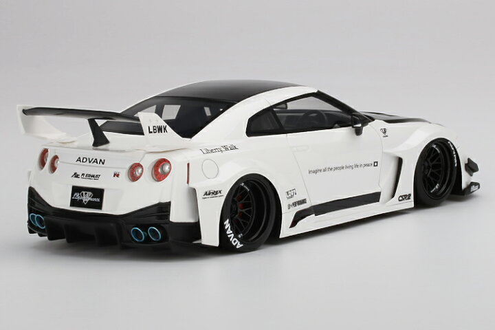 楽天市場】TRUE SCALE 1/18 日産 GT-R R35 LBウォーク クーペ 2016 