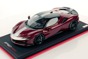 MR-MODELS 1/18 フェラーリ SF90 ストラダーレ ハイブリッド 1000hp アセットフィオラーノ レッド メット シルバー ショーケース付き 25台限定 MR-MODELS FERRARI STRADALE HYBRID ASSETTO FIORANO 2019 CON VETRINA RED MET