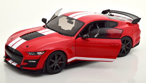 \h 1/18 tH[h }X^O VFr[ GT500 t@Xg gbN bh zCg Solido 1:18 Ford Mustang Shelby GT 500 Fast Track red white
