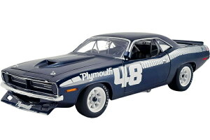 GMP/ACME 1/18 v}X AAR N[_ #48 pCbgJ[ u[ zCg 562 GMP/ACME 1:18 Plymouth AAR CUDA No 48 Pilot Car blue white Limited Edition 562 pcs