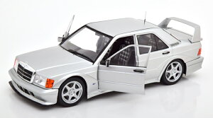 �\���h 1/18 �����Z�f�X 190E EVO 2 1990 �V���o�[ Solido 1:18 Mercedes 190E EVO 2 1990 silver