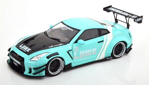 \h 1/18 Y GT-R R35 LB Works ~g J[{Solido 1:18 Nissan GTR R35 LB Works mint carbon