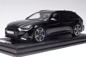MotorHelix 1/18 �A�E�f�B A6 RS6 �A�o���g C8 2020 �u���b�N 99�����MOTORHELIX 1/18 AUDI A6 RS6 AVANT (C8) 2020 GLOSS BLACK LIMITED 99 ITEMS