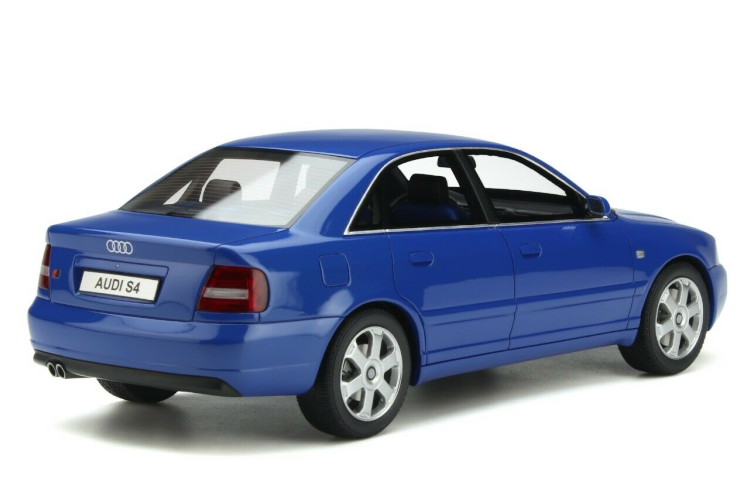 オットーモービル 1/18 アウディ S4 B5 2.7L ツインターボ 1998 ブルー 3000台限定 Otto Mobile 1:18 Audi  S4 (B5) 2.7L Biturbo 1998 nogaro blue Limited Edition 3000 pcs | Reowide