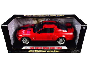 Shelby Collectibles 1/18 tH[h }X^O VFr[ GT 500 X[p[Xl[N 2008 bhShelby Collectibles 1:18 Ford Mustang Shelby GT 500 Super Snake 2008 red