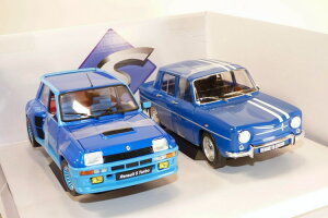 \h 1/18 m[ 2Zbg R5 ^[{ 1981 + R8 SfB[j 1100 1967 u[SOLIDO 1:18 RENAULT SET 2X R5 TURBO 1981 + R8 GORDINI 1100 1967 BLUE