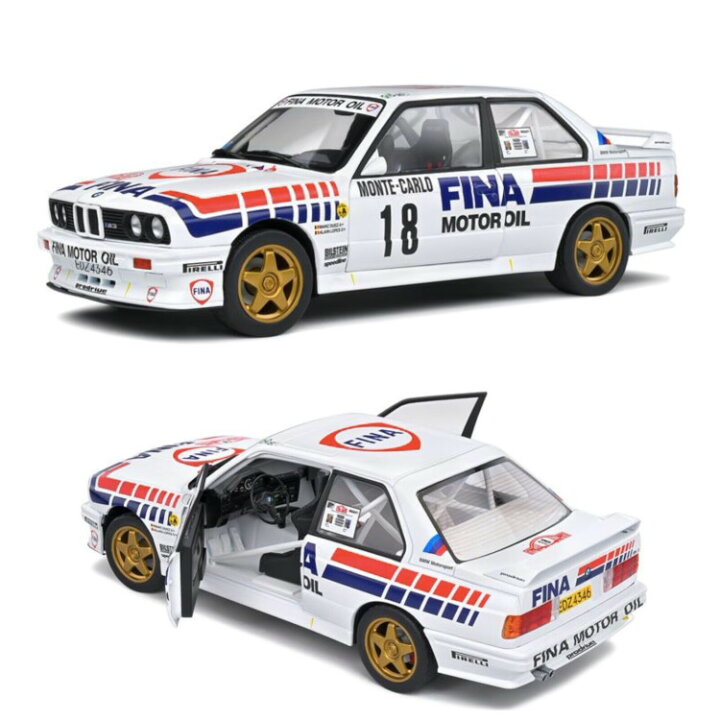 楽天市場】ソリド 1/18 BMW 3シリーズ M3 (E30) FINA #18 ラリー 