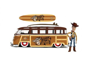 ジャダトイズ 1/24 フォルクスワーゲン VW T1 バス フィギュア付き ウッディ 映画 トイストリー 1995Jadatoys 1:24 Volkswagen VW T1 Bus with figure Woody Movie Toy Story (1995)