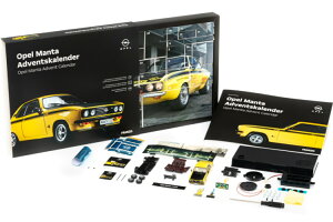 Franzis 1/43 �I�y�� �}���^ �A�h�x���g �J�����_�[ �I�y�� �}���^ A GT/E 1974 �C�G���[Franzis 1:43 Opel Manta Advent Calendar Opel Manta A GT/E 1974 yellow