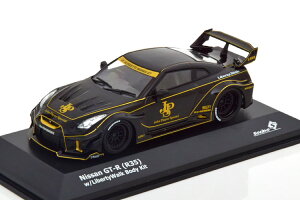 \h 1/43 Y GT-R (R35) oeB[EH[N {fBLbg JPSSolido 1:43 Nissan GT-R (R35) Liberty Walk Body Kit JPS