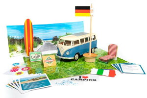 Franzis 1/24 tHNX[Q AhxgJ_[ VW Bulli T1 zCg/u[ 1963Franzis 1:24 Volkswagen Advent calendar VW Bulli T1 white / blue 1963