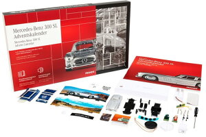 Franzis 1/43 ZfX AhxgJ_[ ZfXxc 300SL Vo[ 1954Franzis 1:43 Mercedes Advent calendar Mercedes - Benz 300 SL silver 1954