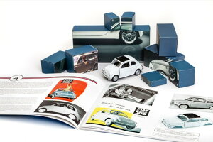 Franzis 1/38 �t�B�A�b�g �A�h�x���g �J�����_�[ �t�B�A�b�g 500 1955 �z���C�gFranzis 1:38 Fiat Advent calendar Fiat 500 1955 White