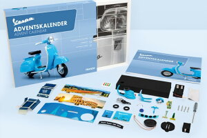 Franzis 1/18 xXp AhxgJ_[ xXp 1965 u[Franzis 1:18 Vespa Advent calendar Vespa 1965 Blue