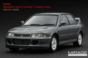 HPI RACING 1/43 �O�H �����T�[ �G�{2 �N�C�[���Y �V���o�[ �����[HPI RACING 1:43 Mitsubishi Lancer Evo2 Queens Silver Rally
