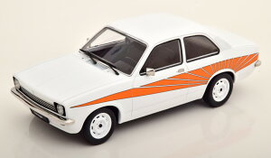 KK-SCALE 1/18 �I�y�� �J�f�b�g C �X�E�B���K�[ 1973 �z���C�g �I�����WKK-Scale 1:18 Opel Kadett C Swinger 1973 white orange