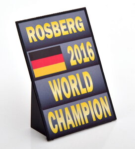 F1 WFh 1/18 sbg{[h EFg}CX^[ 2016 YxOF1 Legends 1:18 Pitboard Weltmeister 2016 Rosberg