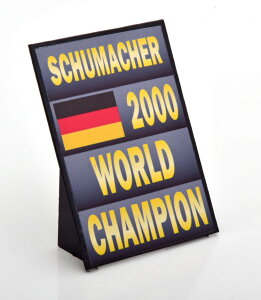 F1 WFh 1/18 sbg{[h EFg}CX^[ 2000 V[}bnF1 Legends 1:18 Pitboard Weltmeister 2000 Schumacher