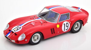 KK-Scale 1/18 tF[ 250 GTO #19 24ԃ} 1962KK-Scale 1:18 Ferrari 250 GTO No 19 24h Le Mans 1962 Noblet/Guichet