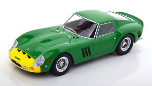 KK-Scale 1/18 tF[ 250 GTO frbh pCp[ [VO 1962 O[ CG[ fJ[tKK-Scale 1:18 Ferrari 250 GTO David Piper Racing 1962 green yellow with Decals