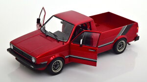 �\���h 1/18 �t�H���N�X���[�Q�� �L���f�B MK1 �J�X�^�� 1982 ���b�h���^���b�NSolido 1:18 VW Caddy MK1 Custom 1982 redmetallic