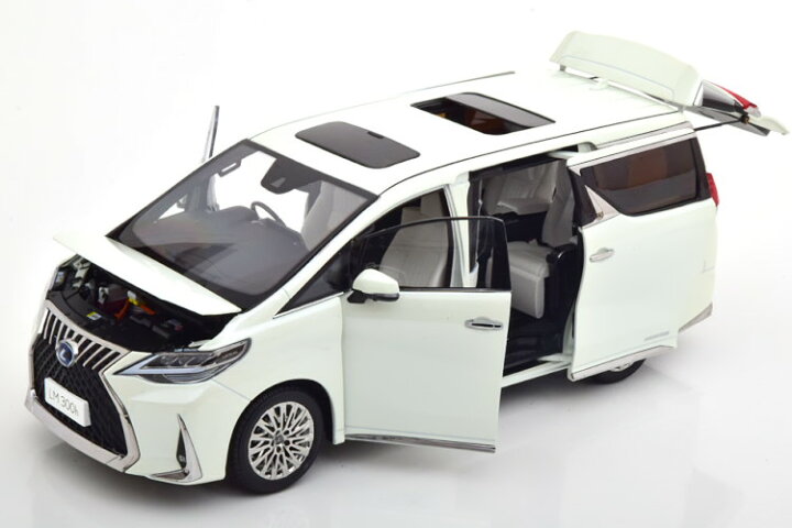 楽天市場】Keng Fai 1/18 レクサス LM300h RHD ホワイトメタリック 右  
