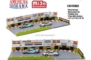 AJWI} 1/64 Kt [XgbN WI} XebJ[tAmerican Diorama 1:64 Gulf Racetrack Diorama