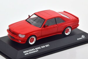 \h 1/43 ZfX 560 SEC C126 AMG Ch{fB bhSolido 1:43 Mercedes 560 SEC C126 AMG Widebody red