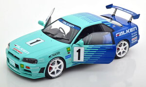 \h 1/18 Y XJCC R34 GTR #1 JGTC 2001 JSolido 1:18 Nissan Skyline R34 GTR No 1 JGTC 2001 Falken