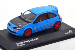 �\���h 1/43 ���m�[ ���K�[�k RS R26-R 2008 ���C�g�u���[Solido 1:43 Renault Megane RS R26-R 2008 hellblau/rot/antrazit