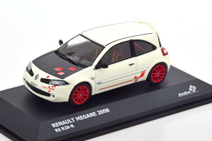 �\���h 1/43 ���m�[ ���K�[�k RS R26-R 2008 �z���C�gSolido 1:43 Renault Megane RS R26-R 2008 wei?/rot/antrazit