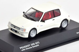 \h 1/43 vW[ 205 GTI fB} {fBLbg zCgSolido 1:43 Peugeot 205 GTI Dimma Bodykit white