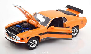 }CXg 1/18 tH[h }X^O }bn 1 1970 IW ubN JMaisto 1:18 Ford Mustang Mach 1 1970 orange black