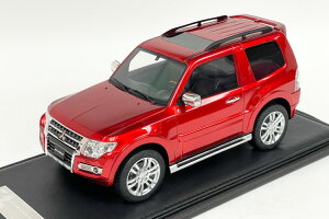 [^[փbNX 1/18 OH pWF V87 2017 OXbh 50MOTORHELIX 1:18 Mitsubishi Pajero V87 form 2017 in Gloss Red limited to 50 pieces