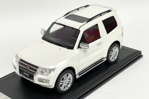 [^[փbNX 1/18 OH pWF V87 2017 OXzCg 50MOTORHELIX 1:18 Mitsubishi Pajero V87 form 2017 in Gloss White limited to 50 pieces