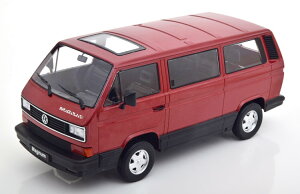 KK-SCALE 1/18 �t�H���N�X���[�Q�� T3 �}���`�o�� �}�O�i�� 1987 ���b�h���^���b�NKK-Scale 1:18 VW T3 Multivan Magnum 1987 redmetallic