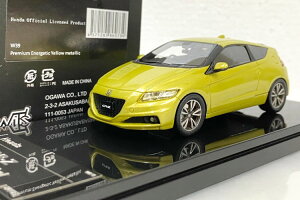 WIT'S 1/43 �z���_ CRZ a �}�X�^�[���[�x�� �G�i�W�F�e�B�b�N�C�G���[WIT'S 1:43 HONDA CRZ a MASTER LABEL ENERGETIC YELLOW