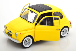 KK-Scale 1/12 �t�B�A�b�g 500 1968 �C�G���[ �J��KK-Scale 1:12 Fiat 500 1968 yellow