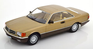 KK-SCALE 1/18 �����Z�f�X 500 SEC C126 1987 �S�[���h���^���b�NKK-Scale 1:18 Mercedes 500 SEC C126 1987 goldmetallic Kalle