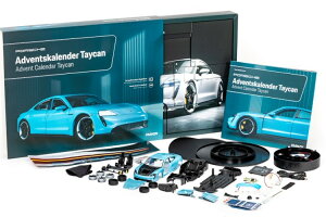 Franzis 1/24 �|���V�F �A�h�x���g�J�����_�[ �^�C�J�� �^�[�{ S 2020 �t���[�Y���u���[Franzis 1:24 Porsche Advent calendar Taycan Turbo S 2020 Frozen Blue
