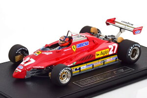 GP Replicas 1/18 tF[126 C2 GP T}m 1982 Bk[ hCo[tBMAt V[P[Xt 500GP Replicas 1:18 Ferrari 126 C2 GP San Marino 1982 Villeneuve with driver figure and ShowCase Limite