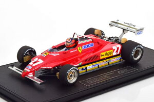 GP Replicas 1/18 tF[126 C2 GP xM[ 1982 Bk[ hCo[tBMAt V[P[Xt 500GP Replicas 1:18 Ferrari 126 C2 GP Belgium 1982 Villeneuve with driver figure and ShowCase Limited 500 