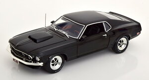 GMP/ACME 1/18 tH[h }X^O {X 429 Wu #1 1969 ubN 1332 JGMP/ACME 1:18 Ford Mustang Boss 429 Job No 1 1969 black Limited Edition 1332 pcs