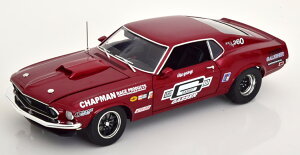 GMP/ACME 1/18 tH[h }X^O {X 429 KXPbg hbO AEg[ 1969 _[Nbh^bN 870 JGMP/ACME 1:18 Ford Mustang Boss 429 Gasket Drag Outlaws 1969 darkred-metallic Limited Edition 870 p