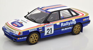 Ibg[ 1/18 Xo KVB RS #21 RAC[ 1992 zCg/u[ 2000 Otto Mobile 1:18 Subaru Legacy RS No 21 RAC Rally 1992 McRae/Ringer white blue Limited Edition 2000 pcs