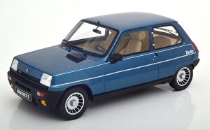 �I�b�g�[ 1/12 ���m�[ 5 �A���s�[�k �^�[�{ 1984 ���^���b�N�u���[ 999�����Otto Mobile 1:12 Renault 5 Alpine Turbo 1984 bluemetallic Limited Edition 999 pcs