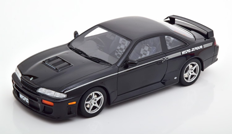 Coupe Baujahr 1994 schwarz 1:18 OttOmobile Nissan Silvia 270R S14