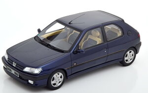 �I�b�g�[ 1/18 �v�W���[ 306 �G�f�� �p�[�N 1995 �_�[�N�u���[ 2500�����Otto Mobile 1:18 Peugeot 306 Eden Park 1995 dunkelblau Limited Edition 2500 pcs.